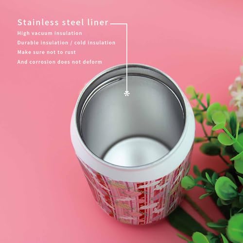 Spring Easter 14oz Stainless Steel Tumbler with Lid & Straw-Double Wall Vacuum Insulated Travel Mug Rabbits Easter Egg Flowers Pink Water Bottle Coffee Beverage Drinks Cup - size: 14 Ounces