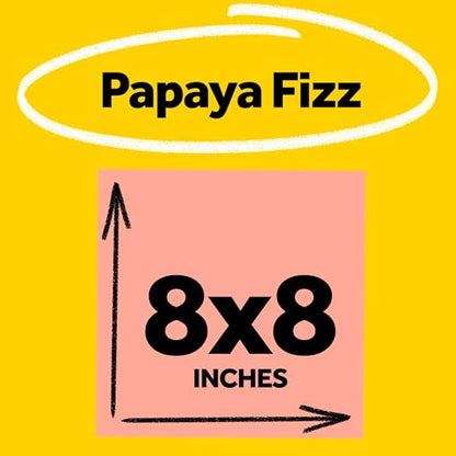 Post-it Super Sticky Big Notes, 8 in. x 8 in., Extra Large Sticky Notes in Papaya Fizz, 2 pads, 60 Sheets Total, Great for Vision Boards, Creative Projects, Study Spaces, Group Brainstorming, and More - color: Papaya Fizz