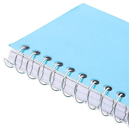 Paper Junkie 12-Pack Small Spiral Notebook 3x5, 40 Sheets, 80 Pages Per Notepad, College Ruled Lined Paper for Office Supplies, Classroom Notes, Students, Teachers, Nurses (6 Pastel Colors)
