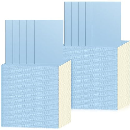 Handepo 100 Pack A5 Composition Notebooks Bulk 5"x8" Wide Ruled Blue Soft Cover Journals, 60 Pages Notebook Bulk School Supplies for Students Classroom Office - color: Blue, size: A5