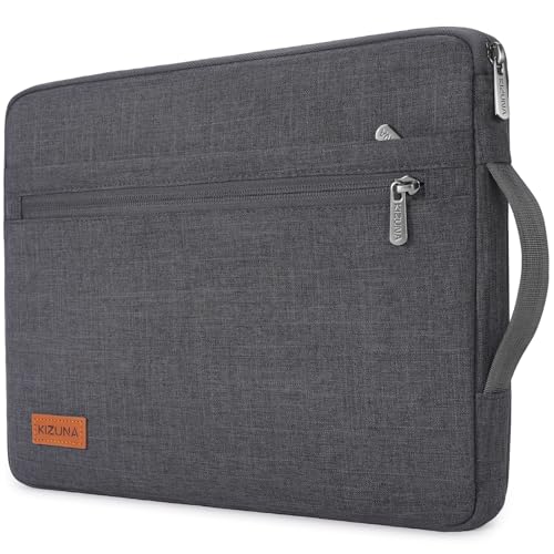 KIZUNA Laptop Tablet Sleeve 10 Inch Water-Resistant Computer Case Hand Bag for 11" iPad Air M3 Pro M4/11 iPad A16/10.9 iPad/10.5" Samsung Galaxy Tab S6/10.5" Surface Go 3/10.1" Lenovo Smart - color: Dark Grey, size: 9.7-10.5 Inch / 11" iPad Pro 2020