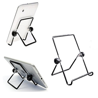 MOACC Tablet Holder Stand, Universal Multi-Angle Non-Slip Adjustable Holder Cradle for 9-12.9 inch Tablet PC, Pad (Black)