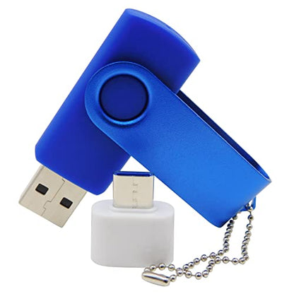 256MB USB Flash Drives Thumb Drive U Disk PenDrive Memory Sticks for Pupil Student Presents Gifts (Blue) - color: Blue