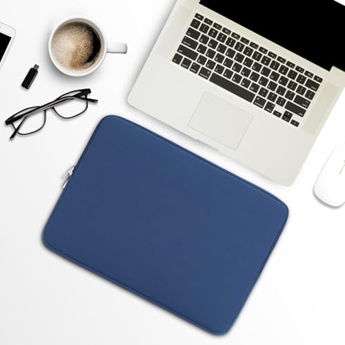 RAINYEAR 13 Inch Laptop Sleeve Compatible with 13.3" MacBook Air/Pro M1 M2 M3 M4 M5 A3449 A3240 A3113 A2681 A2338 Carrying Protective Cover Soft Case (Navy Blue,Upgraded Version) - color: Navy Blue(upgraded Version), size: 13"