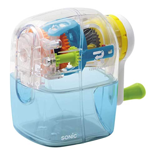 Sonic EK-4297-T Pencil Sharpener, Togar-Return Manual, Transparent