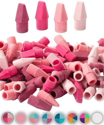 Mr. Pen- Pencil Erasers Toppers, 120 Pack, Pink Shades, Erasers for Pencils | Pencil Top Erasers, Pencil Eraser - color: Pink Shades, size: 120 Pack