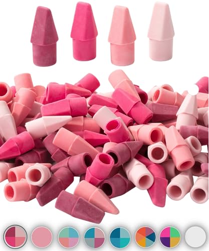 Mr. Pen- Pencil Erasers Toppers, 120 Pack, Pink Shades, Erasers for Pencils | Pencil Top Erasers, Pencil Eraser - color: Pink Shades, size: 120 Pack