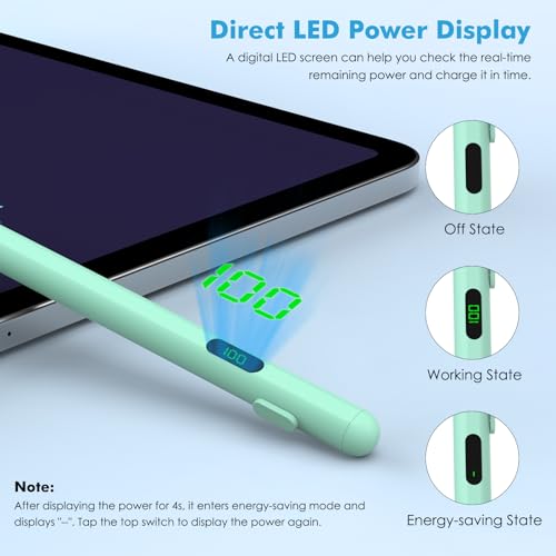 MoKo Universal Capacitive Stylus Pencil for Touch Screen, Green - color: Green