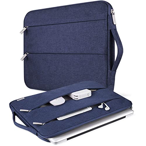 Voova Laptop Sleeve Carrying Case 14 15 Inch Compatible with MacBook Air 15 M2/M3/M4 2022-2025, MacBook Pro 15, Hp Chromebook 14, Waterproof Slim Computer Cover Bag,Blue - color: Blue, size: 14-15 Inch