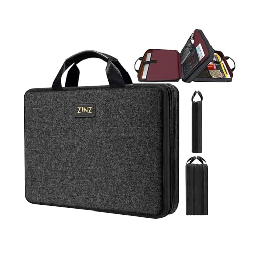 ZINZ Slim Expandable Laptop Case 15.6 Inch Sleeve Upgraded Protective Durable Recycled Carrying Case Compatible with MacBook 15" & 16" and Most 15" 15.6" 16" Notebook,B01K01 - color: B01k01, size: 15.6"