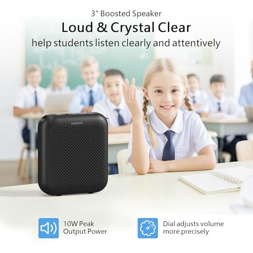 Bluetooth Voice Amplifier, Power Amplifiers, Portable Mini Wired Microphone Headset for Teacher Classroom & Outdoor Lectures, Teaching, Tour Guides, USB-C Rechargeable - 2000mAh, Black - color: Black-2000mAh