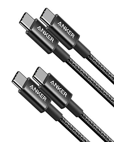 Anker USB C to USB C Cable, Type-C 60W Fast Charging Cable (3.3 FT, 2Pack) for iPhone 17 Series, iPad mini 6 and More (Black) - color: Black, size: 3.3FT*2