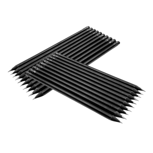 20pcs Wooden Hb Pencils for Drawing and Sketching Smooth Writing Ergonomic Grip Art Supplies for Students and Artists