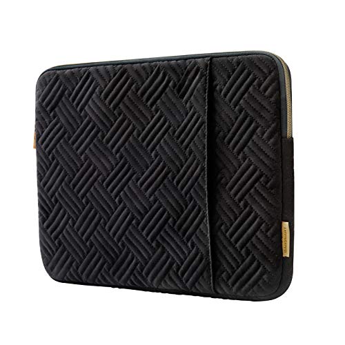 Laptop Sleeve,BAGSMART Laptop Cover Compatible with 13-13.3 inch Notebook,MacBook Air,MacBook Pro 14 Inch,Computer,Water Repellent Protective Case with Pocket,Black - color: Black, size: 13-13.3 Inch