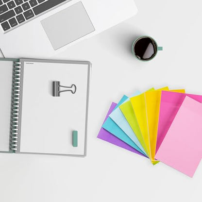 Mr. Pen- Sticky Notes, 3”x5”, 8 Pads, 640 Sheets, Summer Colors | Sticky Notes Bulk, Self-Stick Note Pads, Perfect for Office, School, Home, Study & Organization
