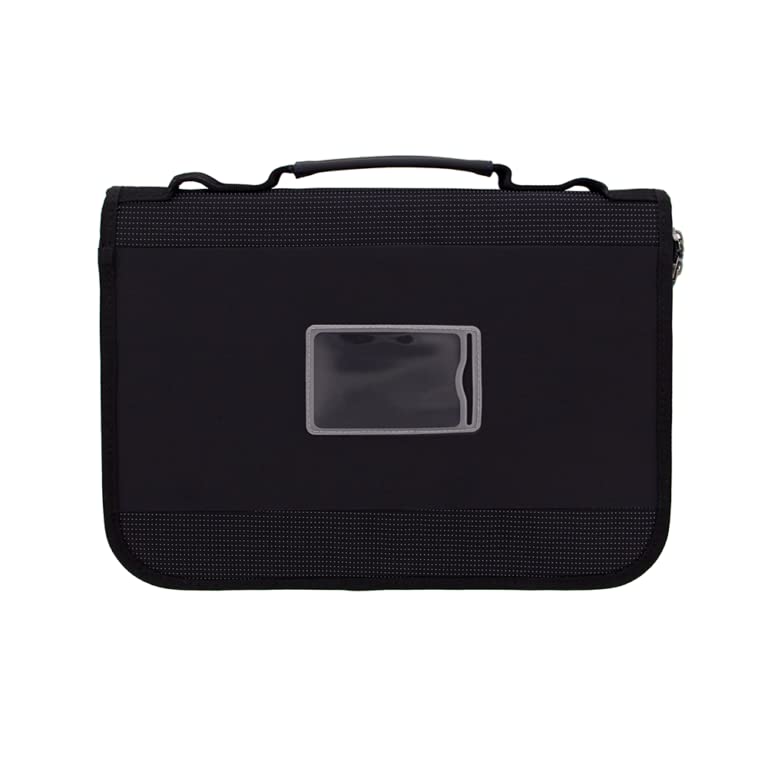 Brenthaven Tred Carry Folio Work-in Case Fits 11 inch Laptops, MacBook and Chromebooks - Durable, Lightweight, Slim and Secure Protection for College, School, Office, Business or Personal Use - Black