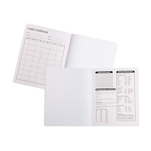 C-Line Composition Notebook, 5 x 5, Graph Ruled, Black Marble (22301)