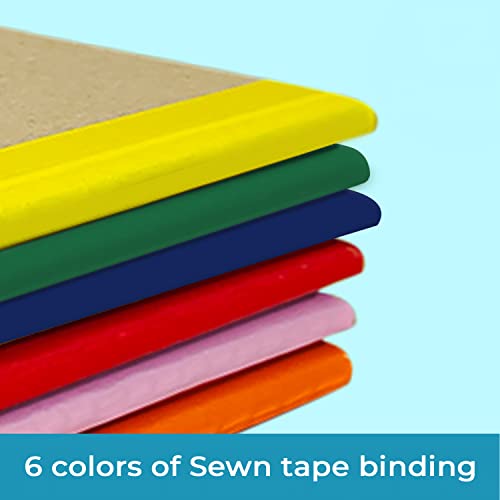 Rosmonde Bulk A5 Kraft Journals, 50 Pack, Wide Ruled, 60 Sheets (120 Pages) | Kraft Notebook, 8 x 5.7", Bulk Journal Notebook A5, Bulk Composition Notebooks, Bulk Small Notebook for School & Travel - size: 50 Pack, style: Kraft Cover