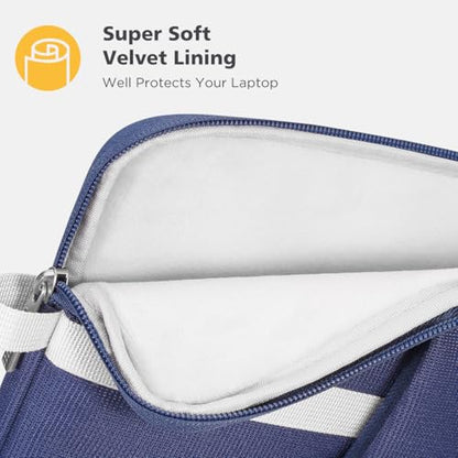 NIDOO 10 inch Laptop Sleeve Tablet Bag Carrying Case for 11 inch iPad 2025/11" iPad Air M4 M3/ 11" iPad Pro M5 M4/ 11" Samsung Galaxy Tab S9 S8 / Lenovo Tab M11 Water Resistant Computer Pouch, Blue - color: Blue, size: 10-11 Inch