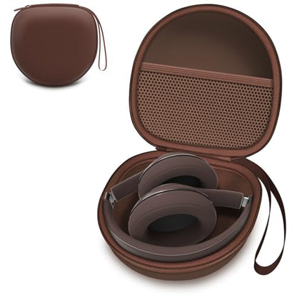 Headphone Case Compatible with BERIBES/TOZO/KVIDIO/Beats/Soundcore Anker/JBL Noise Cancelling Over-Ear Headphones, Brown - color: 10.Brown