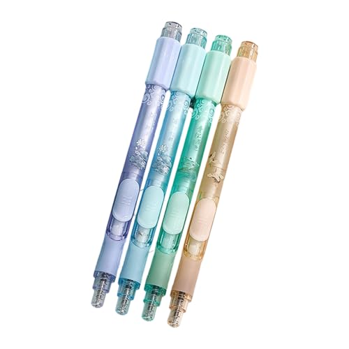 4 Pcs Quick Drying Gel Inks Pen Smooth Writing Tool Retractable Back to School Supplies for Students Inks - color: A