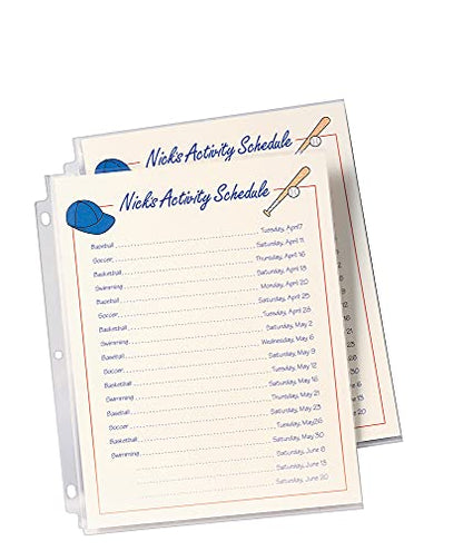 Avery Clear Economy Sheet Protectors, Top Load, 50 Document Protectors (74090)