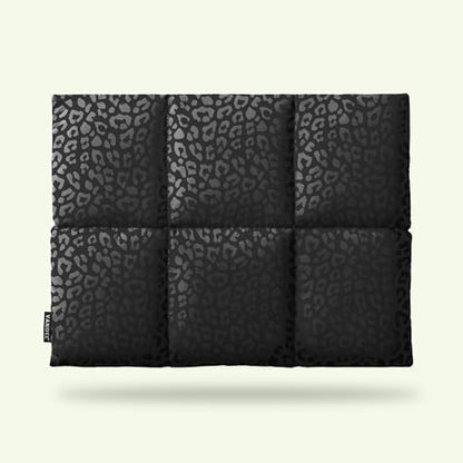 Vandel Puffy Laptop Sleeve 13 inch - 14 inch Waterproof Laptop Sleeve Case, Compatible with 13 inch MacBook Air/Pro 13 / MacBook Pro 14, iPad Pro 12.9, 13.3 in HP Dell, Air Case, Computer Bag Cover - color: r. Grid Black Leopard