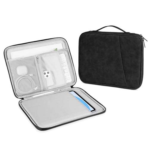 DTTO 9-11 Inch Tablet Sleeve Bag for iPad A16 11-in/Air 11-in M3 M2, iPad 10th Gen 10.9", iPad 9/8/7th Gen 10.2", iPad Air 5/4th Gen 10.9", iPad Pro 11, Galaxy Tab A9+, Waterproof Travel Bag, Black - color: Black, size: 9-11 Inch