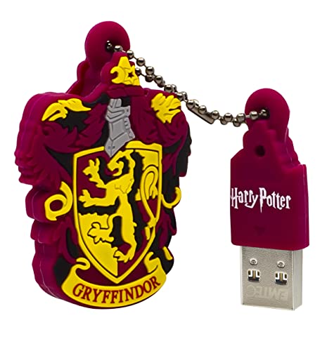 EMTEC 32GB Harry Potter Collector USB 2.0 3D Soft Touch Gum Flash Drive - Gryffindor - color: Gryffindor