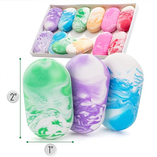 Mr. Pen- Erasers, 24 Pack, Vibrant Colors, Marble Pencil Eraser | Cute Eraser for kids, Big Erasers for Pencils