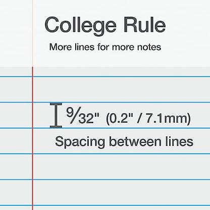 Oxford Spiral Notebook 1-Subject, Bulk College Ruled Spiral Notebooks for School, College Ruled Paper, Black Covers, 70 Perforated Lined Sheets, 8 x 10-1/2 Inches, 12-Pack, Bulk Journals (63744)
