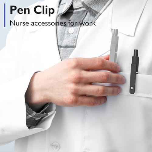 Vanhench 6Pcs Gel Pens, 0.5MM Black Gel Ink Pen Fine Point Smooth Writing Pens, College Essentials Pens, Father's Day Birthday Gifts for Men (6PCS Black Gray White) - color: 6PCS Black Gray White (Black Ink)