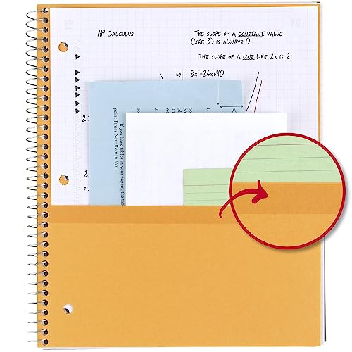 Five Star Spiral Notebook + Study App, 3 Subject, College Ruled Paper, 8-1/2" x 11", 150 Sheets, Fights Ink Bleed, Water Resistant Cover, Amethyst Purple (38746) (Pack of 6) - color: Amethyst Purple, size: 1 Count (Pack of 6)