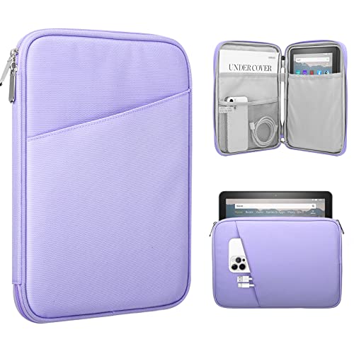 TiMOVO 8-9 Inch Tablet Sleeve Case for All-New iPad mini 7 (A17 Pro, 2024), iPad mini 6 (8.3-Inch, 2021), iPad mini 5/4/3/2/1, Portable Protective Pouch Bag for iPad mini, Purple - color: Purple, size: 8-9 Inch