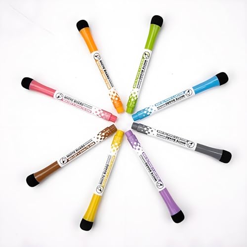 Magnetic Dry Erase Markers, 3Pcs White Board Markers, Whiteboard Markers with Erasers for Teacher Supplies for Classroom Work on White Board