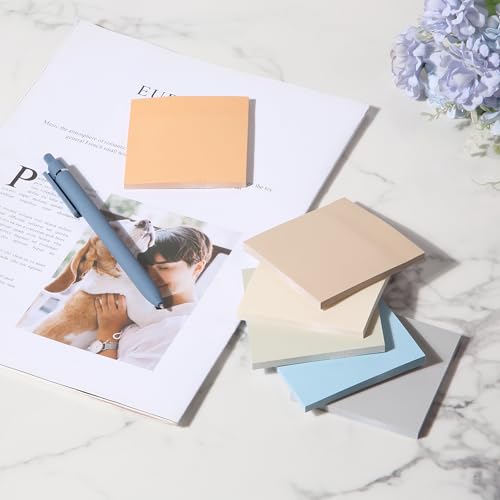 Mr. Pen- Sticky Notes, 3"x3", 12 Pads, 600 Sheets, Colorful | Sticky Notes Bulk, Self-Stick Note Pads, Perfect for Office, School, Home, Study & Organization - color: Winter