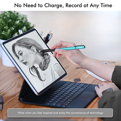 Digiroot Universal Stylus,[2-in-1] Disc Stylus Pens for All Touch Screens Cell Phones, iPad, Tablets, Laptops with 6 Replacement Tips(4 Discs, 2 Fiber Tips Included) - (Blue) - color: Blue