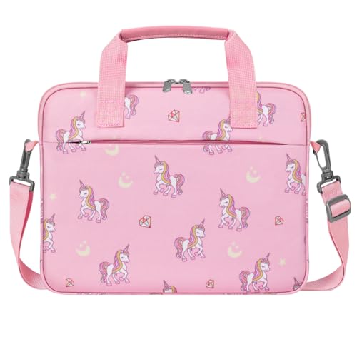 Dadanism Tablet Bag for Kids, 12.5 Inch Portable Tablet Sleeve Carrying Case with Handle & Shoulder Strap, Fits Fire HD 10 Kids (Pro) 13th/11th Gen 2023/2021, Fire Max 11 13th Gen, Starry Unicorn - color: Starry Unicorn, size: 12.5 inch