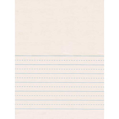 Pacon 2650 Newsprint Handwriting Paper, Picture Story, 7/8" x 7/16" Ruled 9" x 12", Ruled Short, 500 Sheets - size: 500 Sheets, style: Without Skip Space
