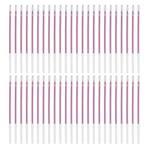 PATIKIL 0.8mm Gel Pens Refills, 48 Pack Gel Pens Metallic Ink Medium Point Colored Refill Set for Adults Coloring Books Journaling Scrapbooking Art Drawing, Rose Red - color: Rose Red