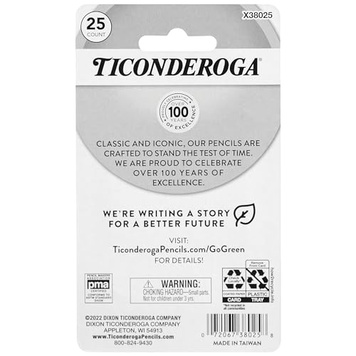Ticonderoga Pencil Cap Erasers, White, 25 Count, 6 Packs (X38025) - size: 25 Count (Pack of 6)