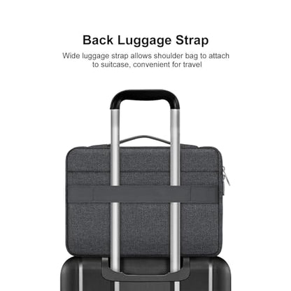 MOSISO 360 Protective Laptop Case 13.3 inch, 13-13.3 inch Laptop Sleeve | Compatible with MacBook Air/Pro 13 / Pro 14, HP Dell ASUS Lenovo,Side Open Bag with 2 Raised&1 Flapover Pockets,Charcoal Gray - color: Charcoal Gray, size: 13.3 inch