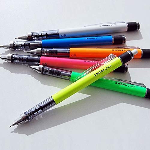 Tombow Mechanical Pencil, Monograph 0.5mm, White (DPA-134A) - color: White