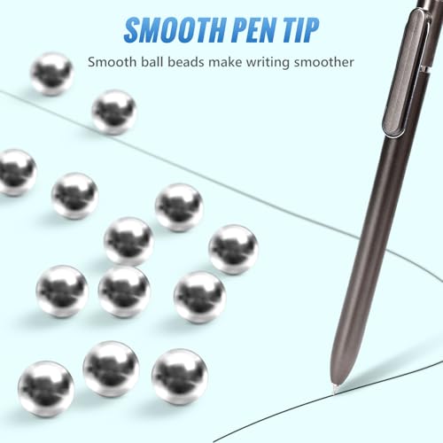 6 Pcs Black Gel Pens 0.5mm Retractable Pen, Gel Ink Pens Bulk, Gray | Quick Drying Fine Point Pens Smooth Writing, ABS Case with Pocket Clip Perferct for Office,Back to School - color: Black, size: 1 Count (Pack of 6)