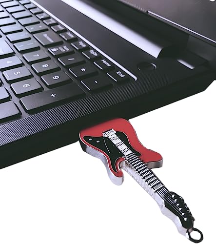 128gb Metal Guitar USB Flash Drive Red - color: Metal Guitar, size: 128GB
