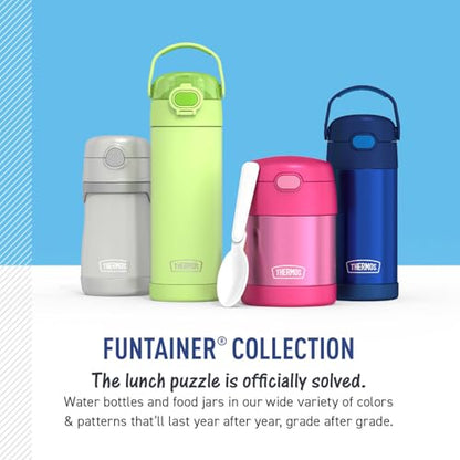 Thermos Baby 10 oz. Stainless Steel Bottle with pop-up straw, Cars - color: Cars, size: 10 Ounces