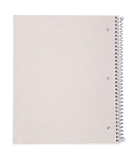 Mintra Office Durable Spiral Notebooks, 1 Subject, (Black, College Ruled 12pk), 100 Sheets, Poly Pocket, Moisture Resistant Cover, School, Office, Business, Professional - color: Black, size: College Ruled 12pk