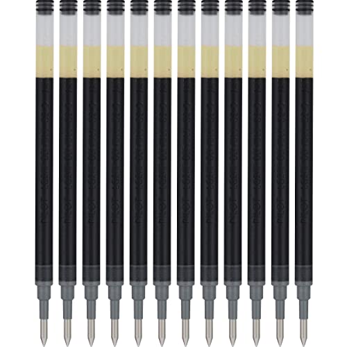 PILOT Pen G2 Gel Ink Refills For Rolling Ball Pens, Extra Fine Point, 0.5mm, Black Ink, 12-Pack