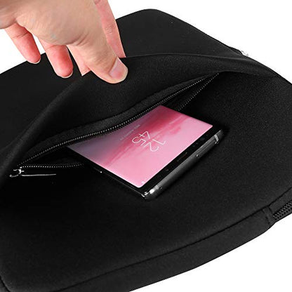 Neoprene 13 inch Laptop Sleeve Carrying Case Bag Protective Cover for iPad Air 13 iPad Pro 13 iPad Pro 12.9 / Galaxy Tab S10+ 12.4 / Tab S9+ / S9 FE+ Tab S8+ Tab S7+ 12.4 (13 inch) - size: 13 inch