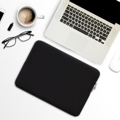 RAINYEAR 13 Inch Laptop Sleeve Compatible with 13.3" MacBook Air/Pro M1 M2 M3 M4 M5 A3449 A3240 A3113 A2681 A2338 Carrying Bag Protective Cover Soft Case (Black, Upgraded Version) - color: Black(upgraded Version), size: 13"